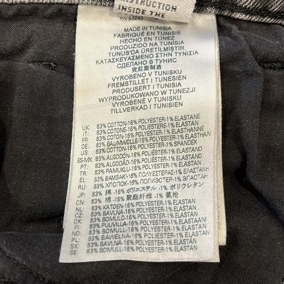 NWT Diesel D-Strukt mens grey relaxed fit slim Italian design jeans 100% denim - Picture 11 of 12